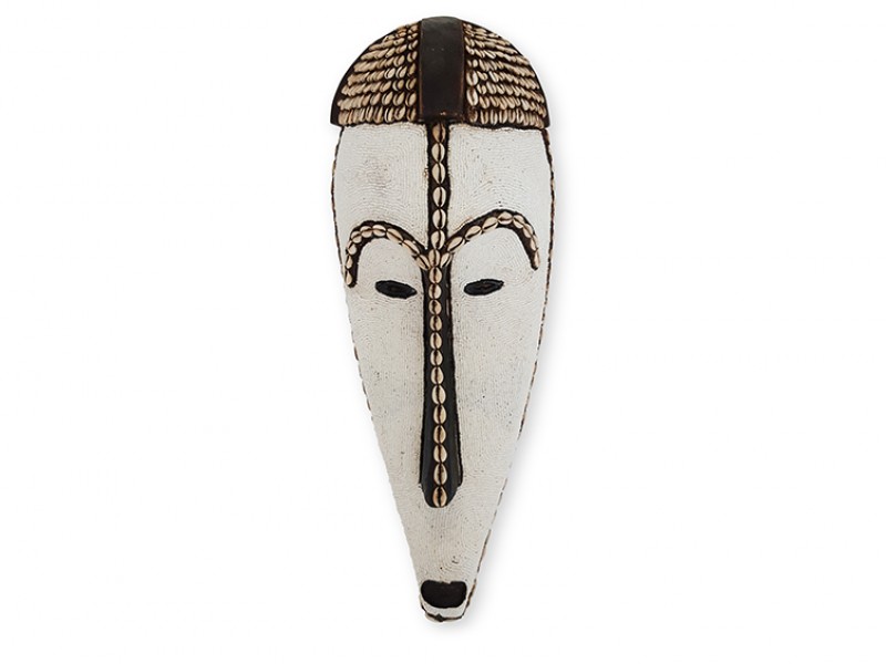 front - white with cowrie headdress front - white with cowrie headdress